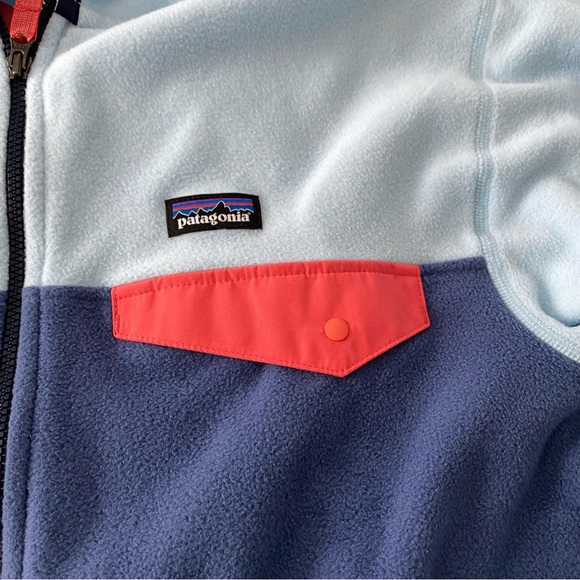 patagonia • girls micro D snap T jacket | XL (14) - Picture 10 of 10